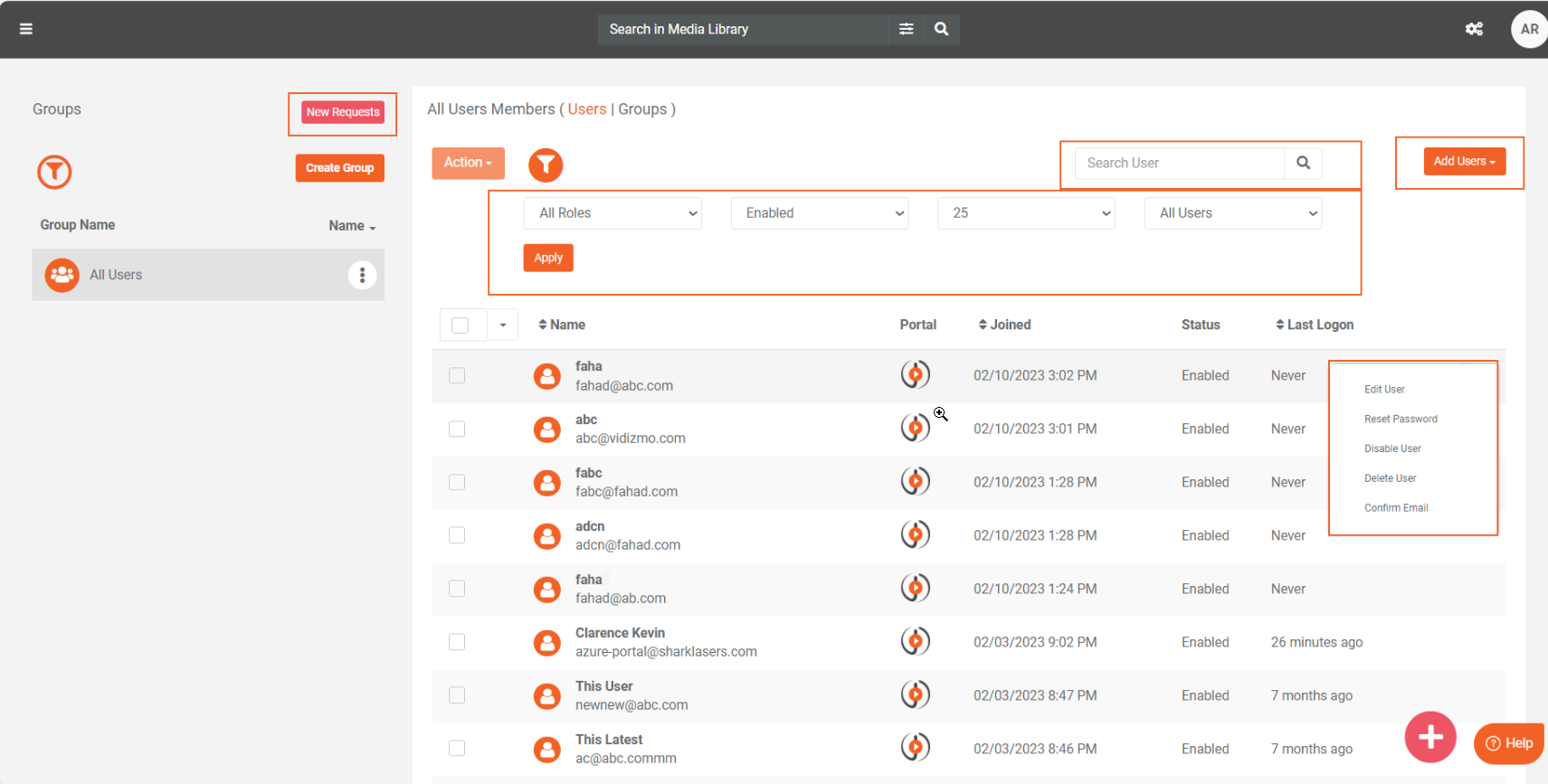 User Management