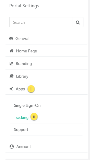 Tracking Setup
