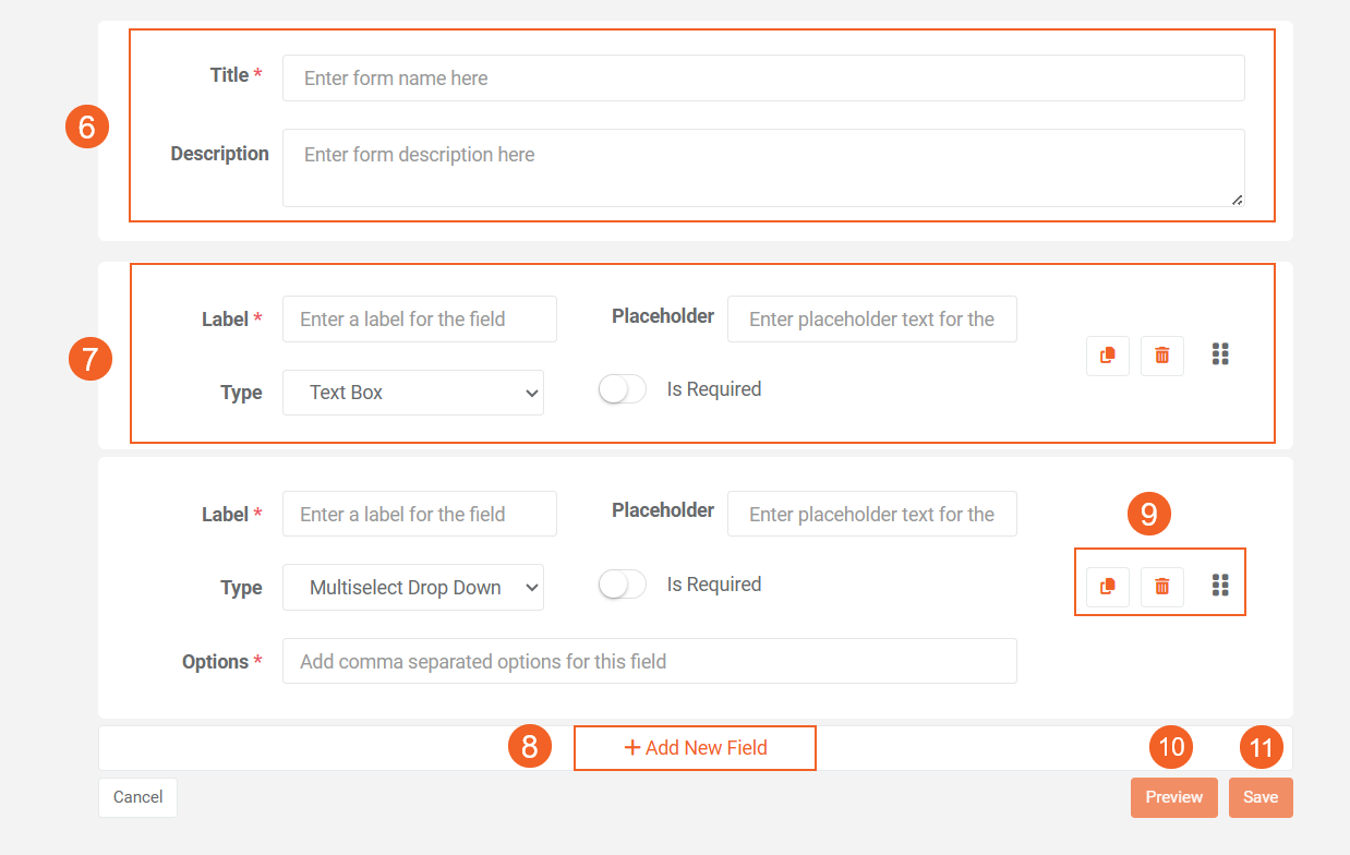 Custom Forms