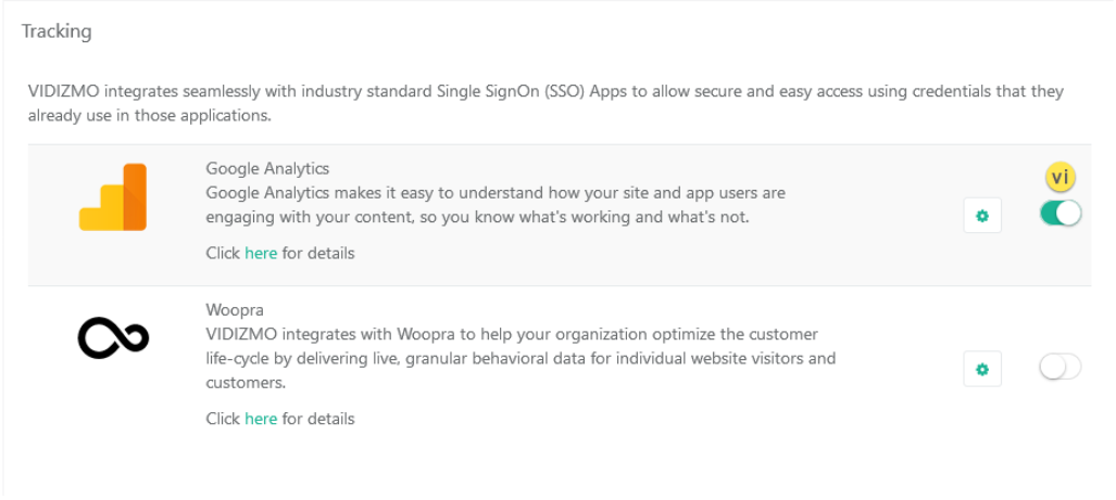 Enable Google Analytics